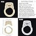 1797 Ignition Caps Compatible with BMW Accessories Parts Start Stop Button Covers Engine Decal Bling Interior Decorations 3 5 7 Series X3 X4 X5 X6 F30 F31 G31 F13 G01 xDrive Crystal Silver