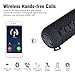 Jesbod J16 Bluetooth Speaker IPX7 Waterproof Speaker Built in Mic HD Sound for Outdoor&Indoor-Black