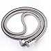 Extra Long Stainless Steel Shower Hose for Handheld Shower Head Double Lock 78 Inch Length Flexible Pipe (6 Ft,2.0M)
