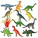 JOYIN 30 Pieces Prefilled Easter Eggs with Dinosaur Figures, Hatch and Grow Dinosaurs, Dinosaur Tattoo and Stamps for Easter Basket Stuffers Party Favors