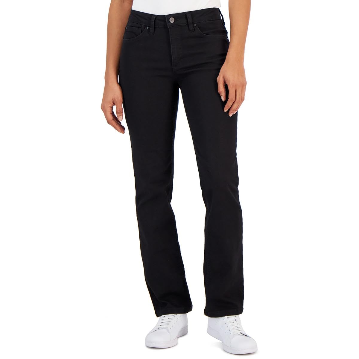Jones New York Petite Lexington Straight Jean, Onyx WASH, 16P