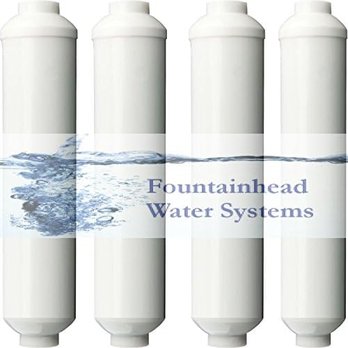 4 Reverse Osmosis/Fridge/Water Cooler Filter Inline 1/4" FNPT