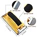 Wet Dry Sandpaper, 120 to 3000 Assorted Grit Sandpapers with Hand Sander for Wood Furniture Finishing, Metal Sanding and Automotive Polishing, 9 x 3.6 Inch, 36-Sheets by DRILLPRO
