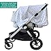 Leirai Carseat Canopy Set: Baby Stroller Cover + 2 Strap Covers for Newborn, 100% Cotton, Breathable, Boys and Girls, Babyshower Maternity Gift