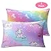 Nidoul Toddler Pillowcases, 2 Pack Unicorn Rainbow Kid Pillow Cases, 14