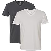 Next Level Apparel 6440 Mens Premium Fitted Sueded V-Neck Tee -2 Pack ...