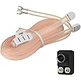 FM Dipole Antenna Indoor 75 Ohm + 300 Ohm to 75 Ohm Adapter Transformer (Push-On F Type Balun) Kit for Ham Radio Yamaha Sony Bose Natural Sound Stereo Receiver