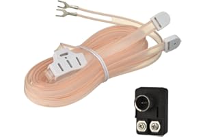 SUPERBAT FM Dipole Antenna Indoor 75 Ohm + 300 Ohm to 75 Ohm Adapter Transformer (Push-On F Type Balun) Kit for Ham Radio Yamaha Sony Bose Natural Sound Stereo Receiver