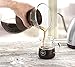 Osaka Pour Over Coffee Maker - Reusable Stainless Steel Drip Filter, 37oz (7-Cup) Glass Carafe and Lid 'Senso-JI'