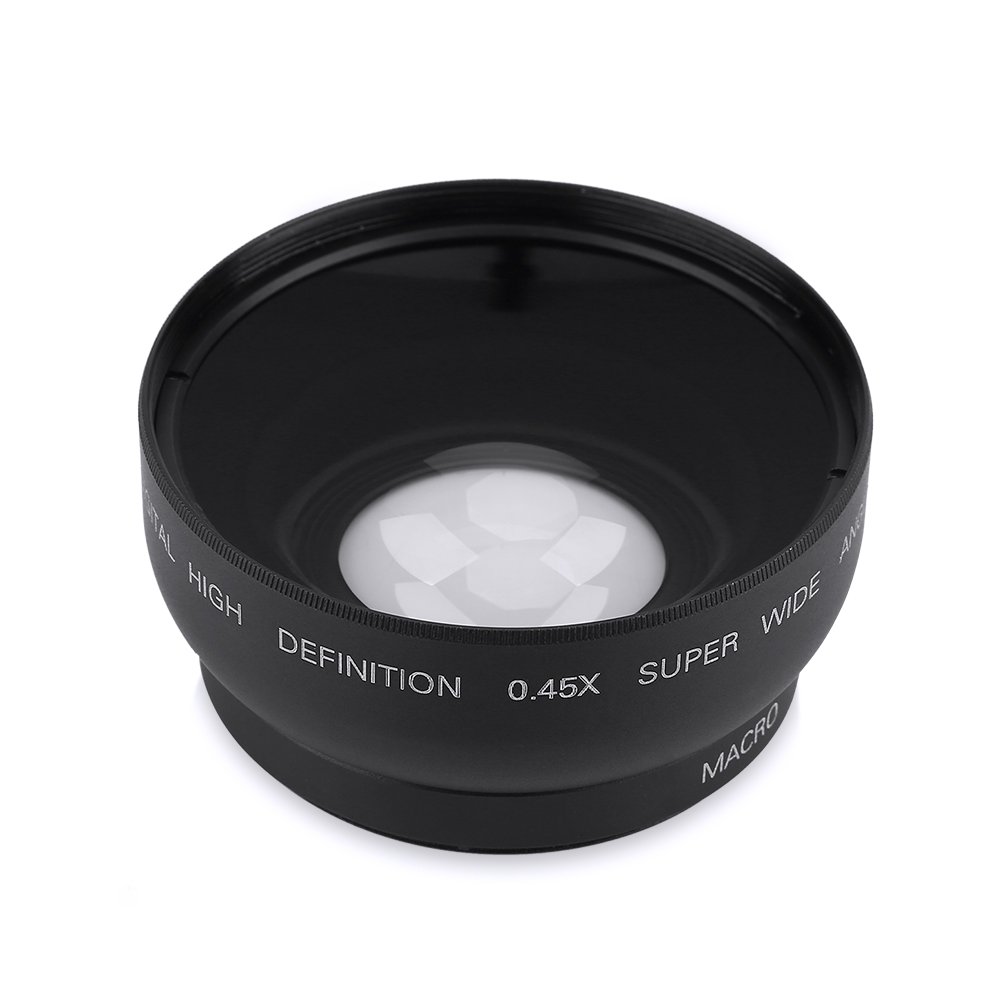 52mm 0.45X Universal Wide Angle Macro Lens Suitable for Camera Canon/Nikon/Sony/Pansonic/Olympus