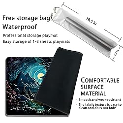 Malqiqi Playmat for MTG, with Free Storage