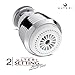 Aerator for Kitchen, Bathroom Faucet, 2 Function Swivel Sprayer, Water Saving Flow 1.5 GMP, Polished Chrome, White
