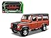 NEW 1:32 W/B BBURAGO COLLECTION - ORANGE LAND ROVER DEFENDER 110 Diecast Model Car By Bburago