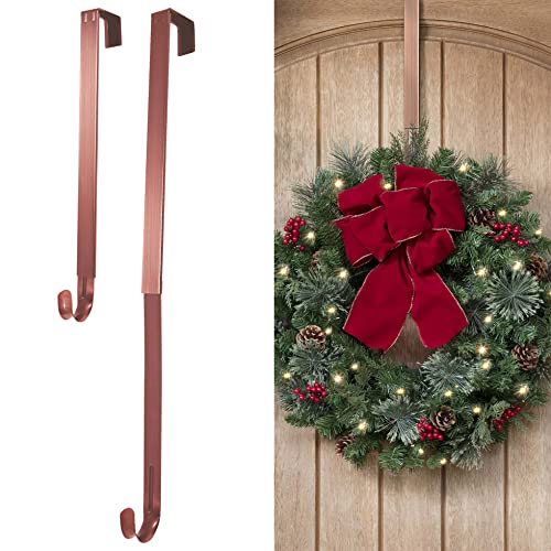 Haute Decor Adapt Adjustable Wreath Hanger (Brushed Copper) — Over The