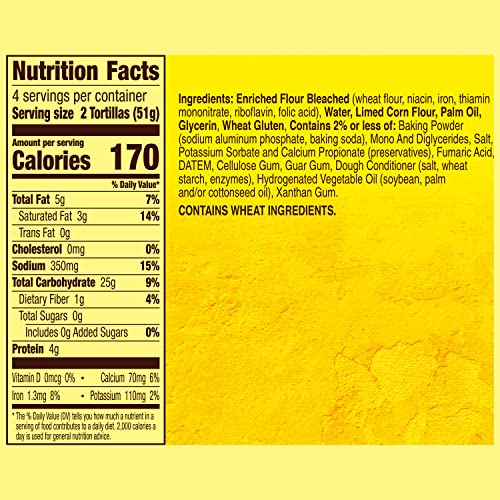 OLD EL PASO SOFT FLOUR & CORN BLEND TORTILLA BOWLS, 8 CT., 7.2 OZ.