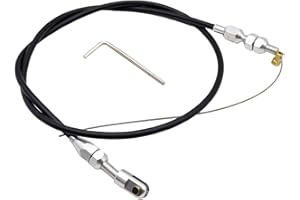 GXARTS 36" LS Throttle Cable Compatible with Chevrolet 1997-2007 LS1 Engine 4.8L 5.3L 5.7L 6.0L LS Swap Fuel Line Kit Carburetor Accelerator Cable Braided Throttle Cable for most throttle components