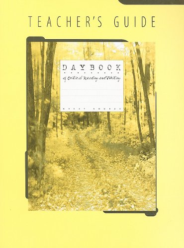 Daybook of Critical Reading and Writing Great Source, Teacher's Guide, Grade 6 - //coolthings.us