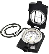 Proster Compass Waterproof Navigation Compass Metal Sighting Compass