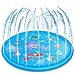 Jozo Outdoor Sprinkler Toys for Kids and Toddlers 68'', Outside Splash Pad Water Toys for 2 3 4 5 6 7 8 9 Year Old Boys and Girls
