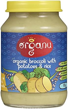 Organu Organic Broccoli with Potatoes &amp; Rice 190g (Pack of 4)