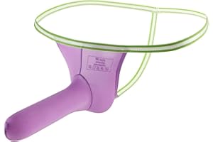 Mens Elephant Nose Bikini Briefs Underwear with Contour Pouch String Classic Cheeky Bulge Enhancer Jock Strap Male