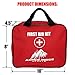 Top First Aid Kit For Home Car Sports Survival and Emergencies Must Have Items Needed For Injuries, Large Bandages, Tourniquet & CPR Instructions