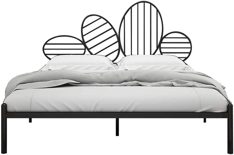 JJSFJH Tamaño Doble Estructura de Cama de Metal, Solo Plataforma