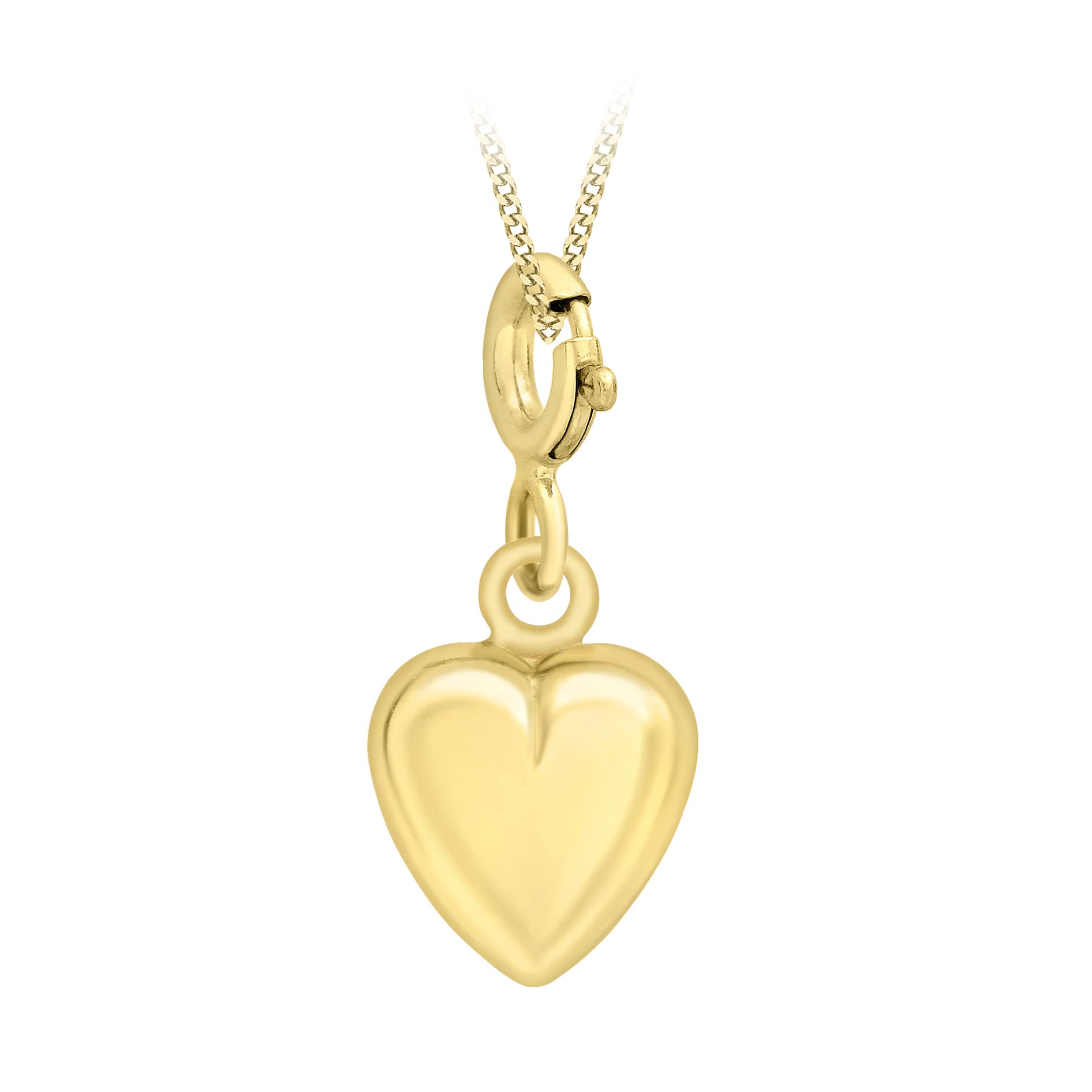 CARISSIMA Women's 9ct Yellow Gold Heart Charm