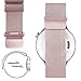 18mm Magnetic Milanese Loop Stainless Steel Magnet Closure Lock Watch Band For Withings Activité, Activité Pop or Activité Steel (YESOO Retail Packaging - 180 Days Warranty) (Rose Gold)