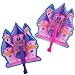 Funny Party Hats Princess Party Supplies - Party Favors - 72 Pc Set - Tiaras, Princess Fans, Treat Boxes & Princess Rings