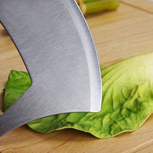 Multi-purpose Stainless Steel Pizza Cutter,Cheese Slicer, Dough Cutter with Protective Cover - Thumbnail 4