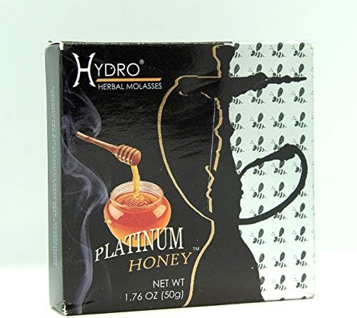 Amazon Co Jp Hydro Herbal ノンニコチン ノンタール シーシャ フレーバー 50g Platinum Honey 食品 飲料 お酒