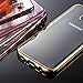 Galaxy S7 case,E-weekly(TM) [Scratch Resistant] Premium Flexible Crystal Soft TPU Bumper Silicone Case with Electroplate Frame Fit for Samsung Galaxy S7 with Screen Protector (Champagne Gold)