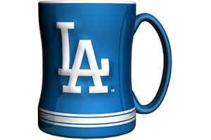 BOELTER BRANDS L.A. Dodgers Navy Blue 14oz. Ceramic Relief Mug