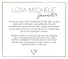 LESA MICHELE Sterling Silver 3-1/2 Cttw Cubic Zirconia & Aurora Borealis Cushion Crystal Necklace and Earring Set for Women
