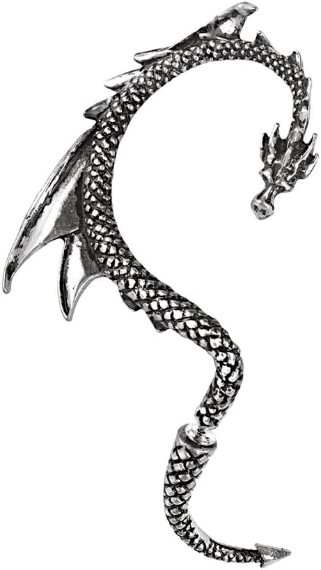 The Dragon's Lure Ear Wrap Earring - Handmade in England