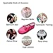 MSMAX Ballet Shoes for Girls Toddler Shoes Rose Dance Slippers for Party 12 M US Little Kid