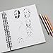 Madisi Sketch Book, Pad 9 X 12, 110 Sheets, 70lb (Pack of 2 Pads)