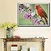 DIY 5D Diamond Painting Kits for Adults Full Drill Diamond Dotz Painting Crystal Diamond Arts Crafts for Home Wall Decor - North American Cardinals (16 x 12 in)