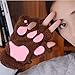 Arshiner Women Cat Bear Paw Claw Soft Winter Gloves