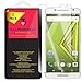 ILLUMISHIELD Glass Screen Protector Compatible with Motorola Droid MAXX 2 (Moto X Play)(2-Pack) Anti-Scrach, Case Friendly and No-Bubble Clear Tempered Glass