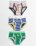 Vaenait Baby 2T-7T Boys Briefs 3-Pack Underwear Set Brief Vehicle
