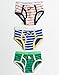 Vaenait Baby 2T-7T Boys Briefs 3-Pack Underwear Set Brief Vehicle