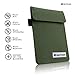 SLNT Signal Blocking Faraday Key Fob Case with Silent Pocket - Car Anti Theft Device Shields Against All Signal Types, Includes RFID Blocking & Durable Faraday Bag, Fits Most Keyfobs (Olive, X-Small)