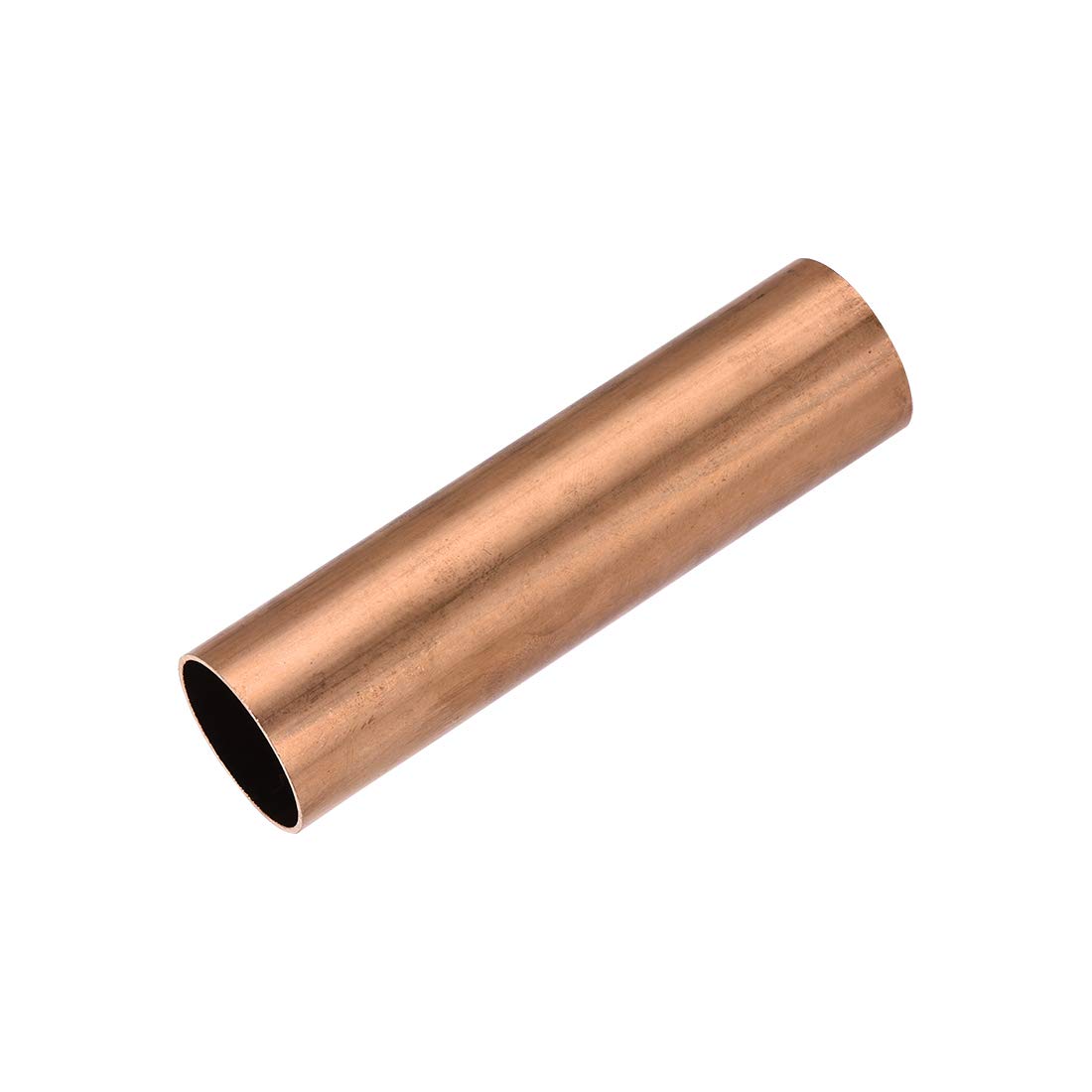sourcing map Copper Round Tube, 27mm OD 1mm Wall Thickness 100mm Length Straight Pipe Tubing