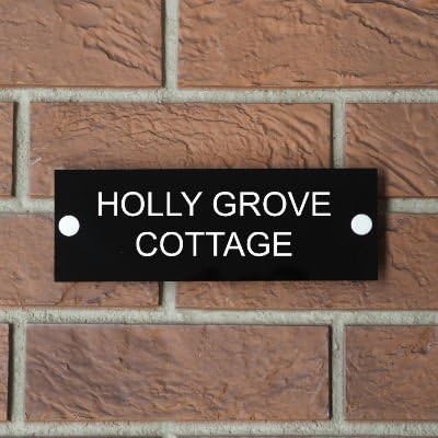 Large Black House Sign / House Number Sign -MADE TO ORDER-