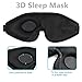 GINIMAX Sleep Mask, Sleeping Mask for Men/Women, 3D Contoured Eye Mask for Sleeping, 100% Blockout Soft Night Blindfold with Adjustable Strap