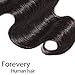 Forevery Hair Lace Closure 4x4 Body Wave Brazilian Virgin Human Hair Extensions Free Part Lace Closure(12
