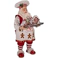 Kurt Adler Set Di 2 Ornamenti Chef Di Pan Di Zenzero – 14 Cm, Per Albero Di Natale E Decorazione Festiva