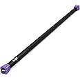 Yes4All Total Body Workout Weighted Bar, Resistance Band Bar, Racks for Strength Training, Exercise Bar for Yoga in Home and Gym - Single/Combo